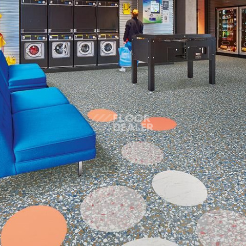 Forbo Allura Material 63492DR7-63492DR5 blue terrazzo фото 2 | FLOORDEALER